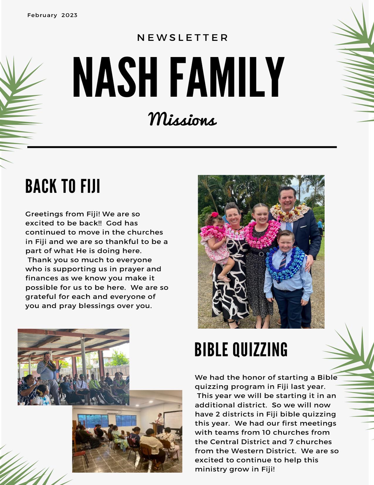 family reunion newsletter